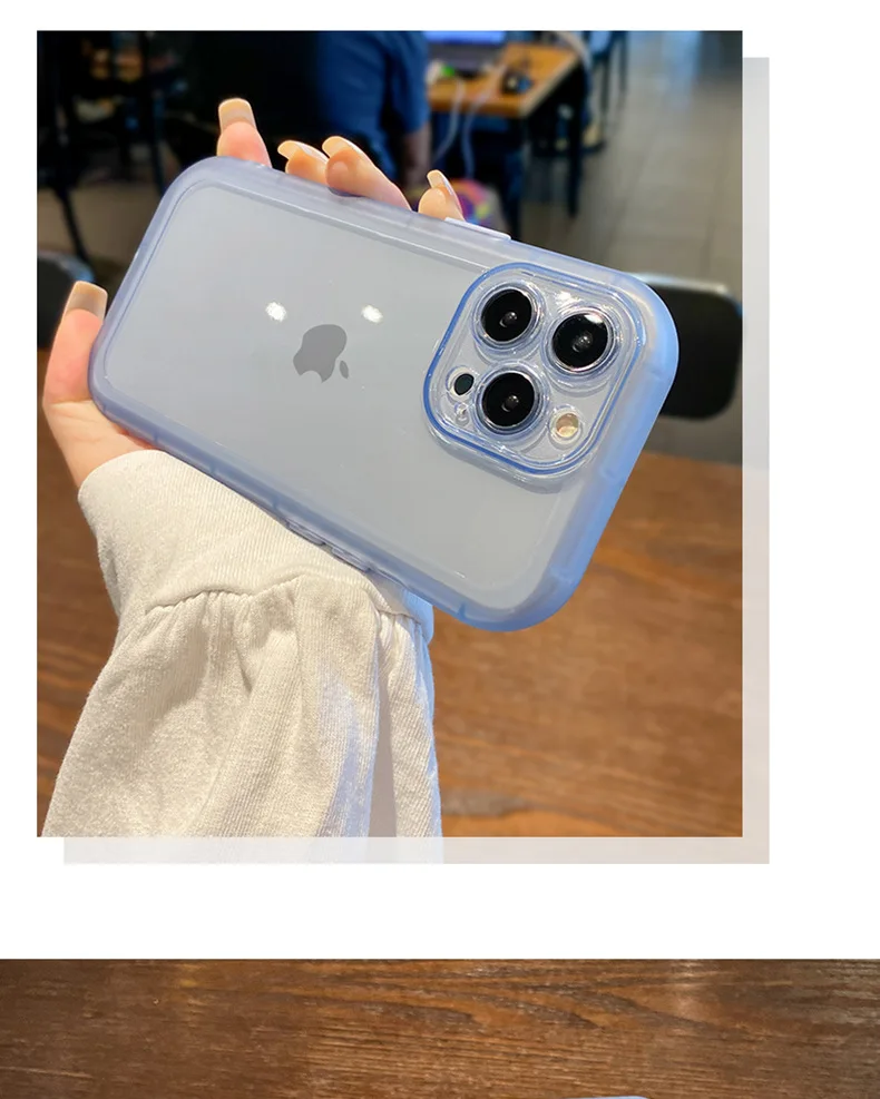 Weiche Hülle für iPhone 16 15 14 13 12 11 Pro Max Hüllen Klare, dicke, stoßfeste Abdeckung für iPhone 16 15 14 13 12 11 Handyhülle – Detail 5