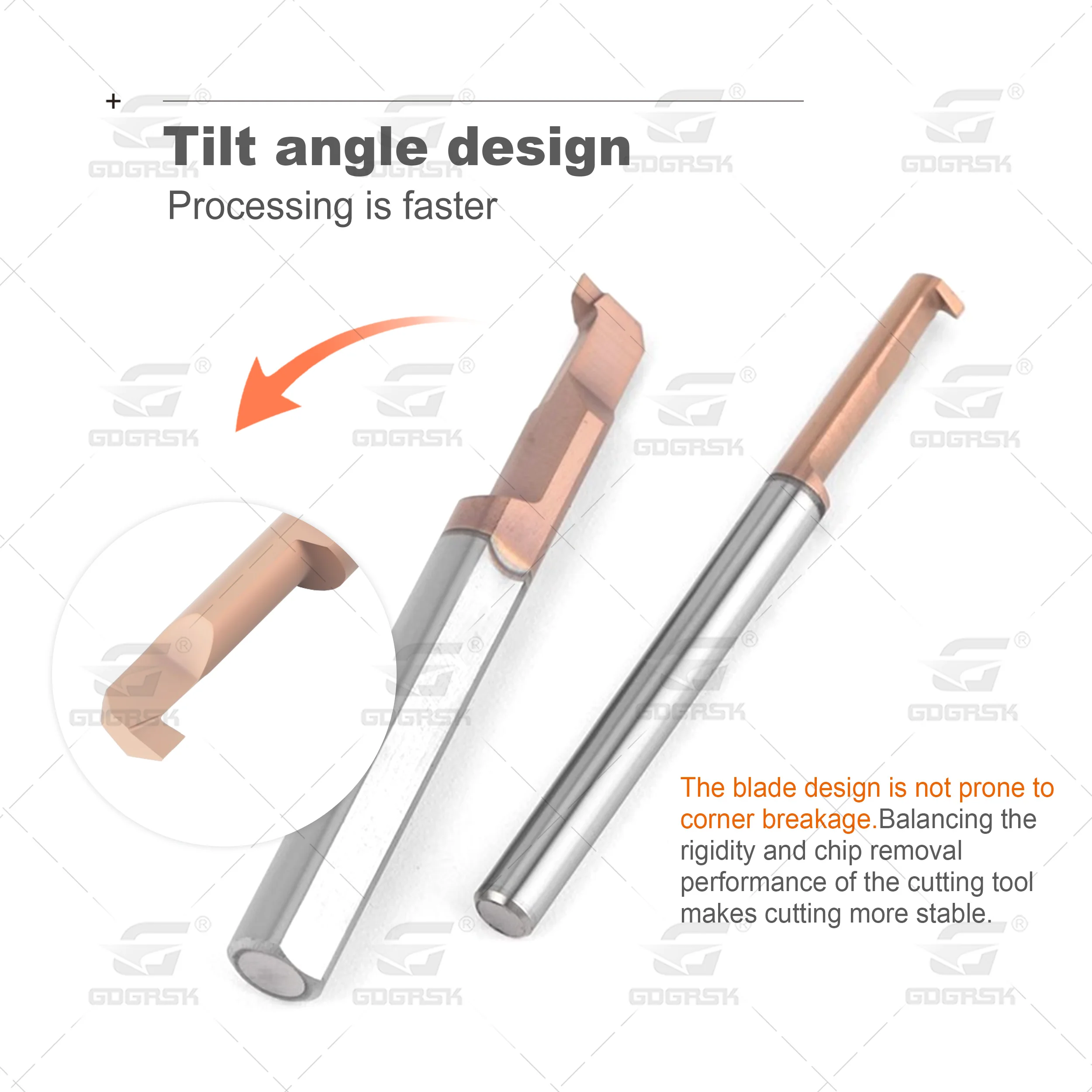 Herramienta de torno CNC serie MGR herramientas de perforación de orificio pequeño MGR3 MGR6 MGR 10 B0.5 B1.0 L10 L15 herramientas de perforación sísmica de acero de tungsteno General