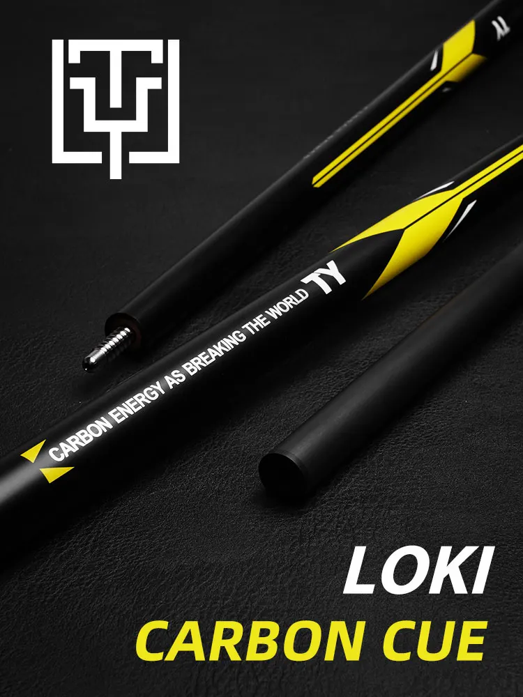 New Arrival Billiards Cue TY Billiard Loki Carbon Fibre Tecnologia Shaft Pool Cue Stick 11mm/12.5mm Center Joint Taco De Billar