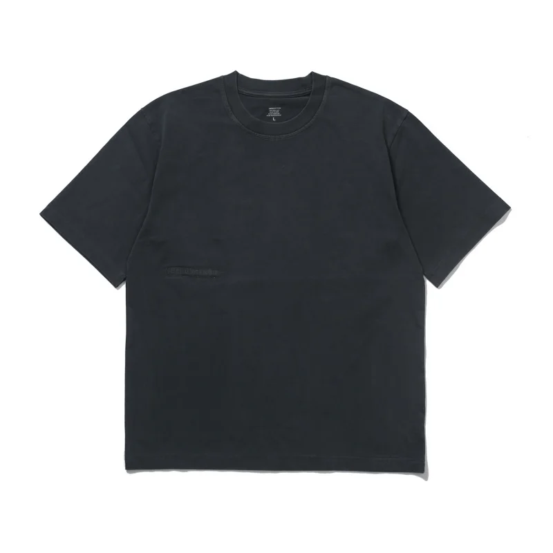 

High Quality Washed Cotton NBHD Men's T-shirt Oversized Urban Streetwear Short Sleeve Tee 3 Colors