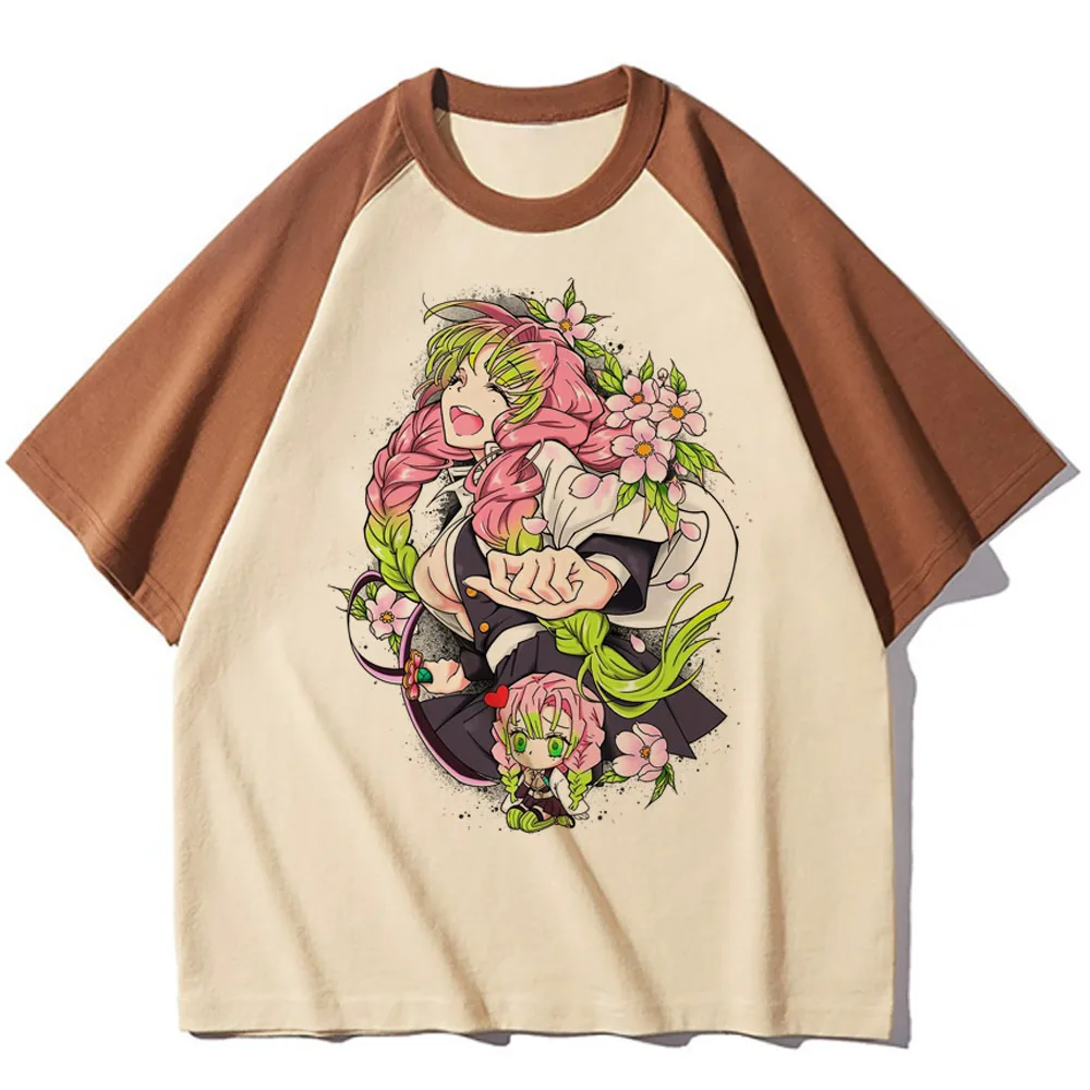 Mitsuri t shirt women soft fabric blend Tee girl Japanese clothing