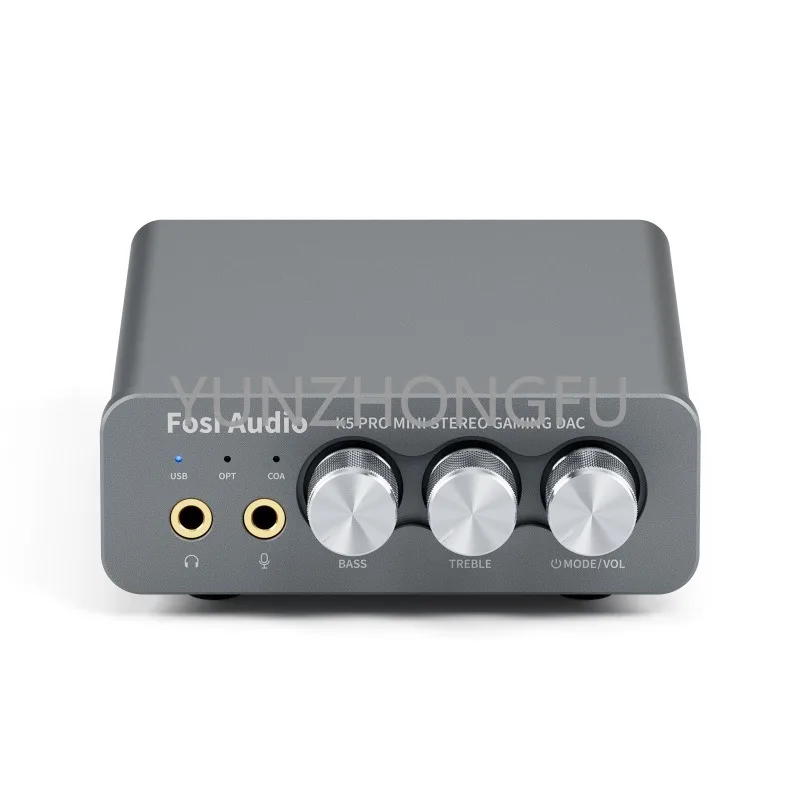 Fosiaudio K5pro Dac Headphone Amplifier Computer External Sound Card Desktop Game Decoding Ear Amplifier