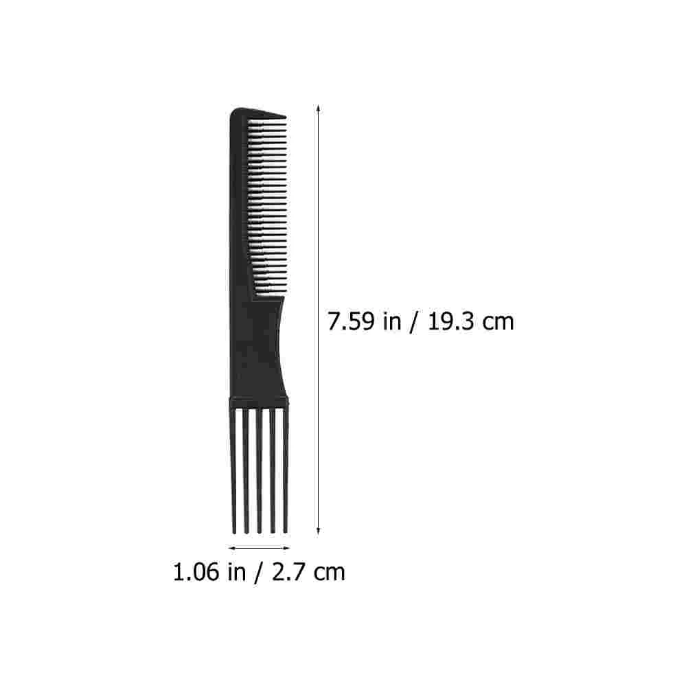 12 PCS Comb Five-Fork Hairdressing Styling Combs Home Use Wide Tooth Detangle Men Tool Man