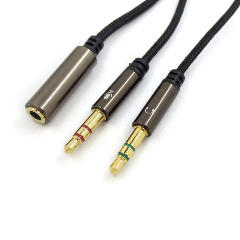 3.5mm Connection Plug Cable Extend Headset Cables For hyperx Cloud II/Alp