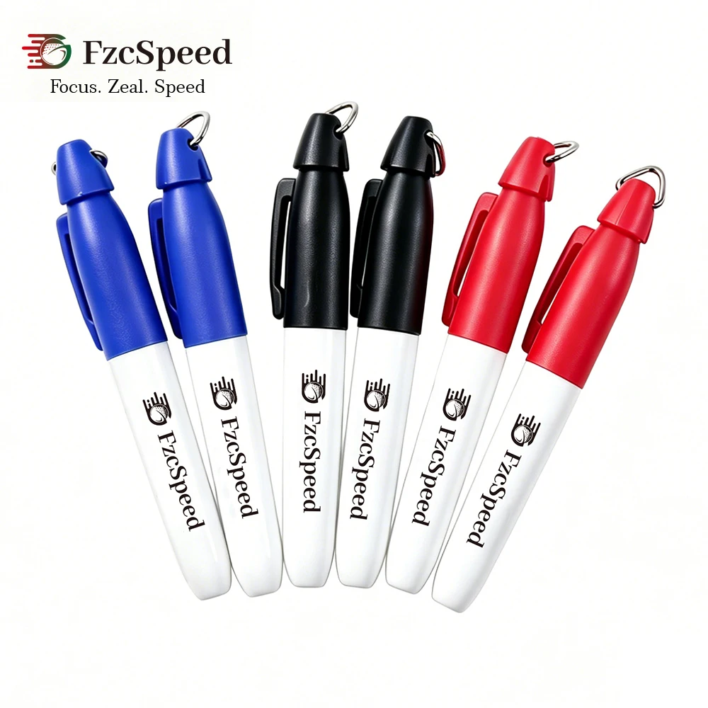 Fzcspeed Ballpoint Pen Plastic Marker Golf Driving Range Accessories, Golf Product Marker, Waterproof and Not Easy To Fade