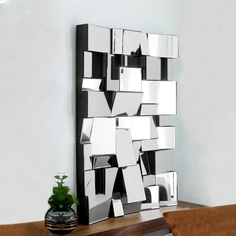 The product can be customized.Stereoscopic hanging  decorative entrance bathroom mirror / dressing