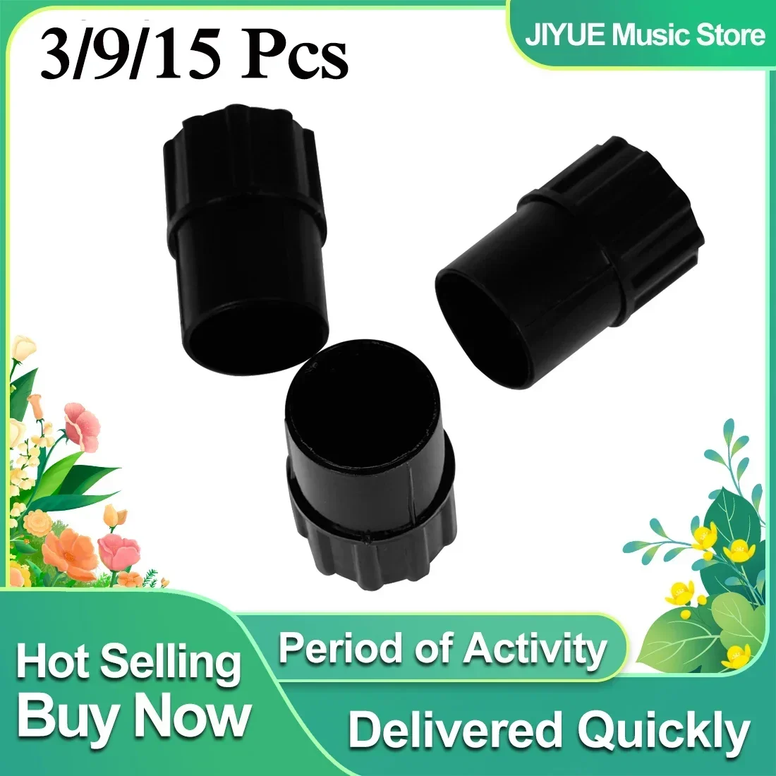 3/9/15 Pcs Alto Saxophon End Stecker ABS Sax Mund End Stecker mit Anti-taste Bump Tragbare Alto Sax bläser Instrument Teile