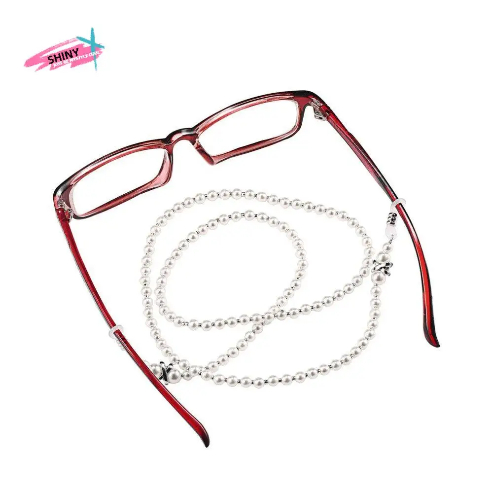 

Fashion Practical Reading Glasses Chain Sunglasses Strap Glasses Rope Imitation Pearl Glasses Cord Handmade Eyeglass Chain