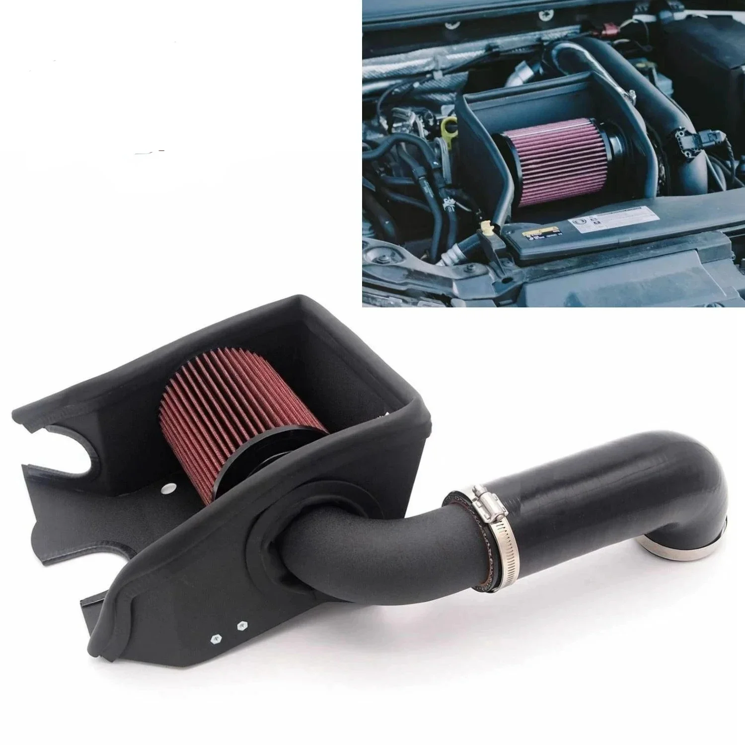 Koude Luchtinlaatpijp Hitteschild Filter Kit Voor Golf MK7 Audi Seat Skoda Jetta Passat Sharan Touran EA211 Motor