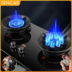 4.8KW Cooktop Stove Embedded Fierce Fire Stove Household Gas Stove Kitchen Upgrade Timing Flip Kitchen Gas Cooker Energy Saving