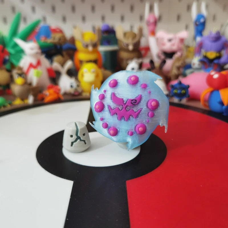 Nieuwe Anime Pokemon Spiritomb Slaking Figuur Aandeel Wereld 1:20 Diy 3D Afdrukken Karakter Kawaii Desktop Decoratie Model Speelgoed