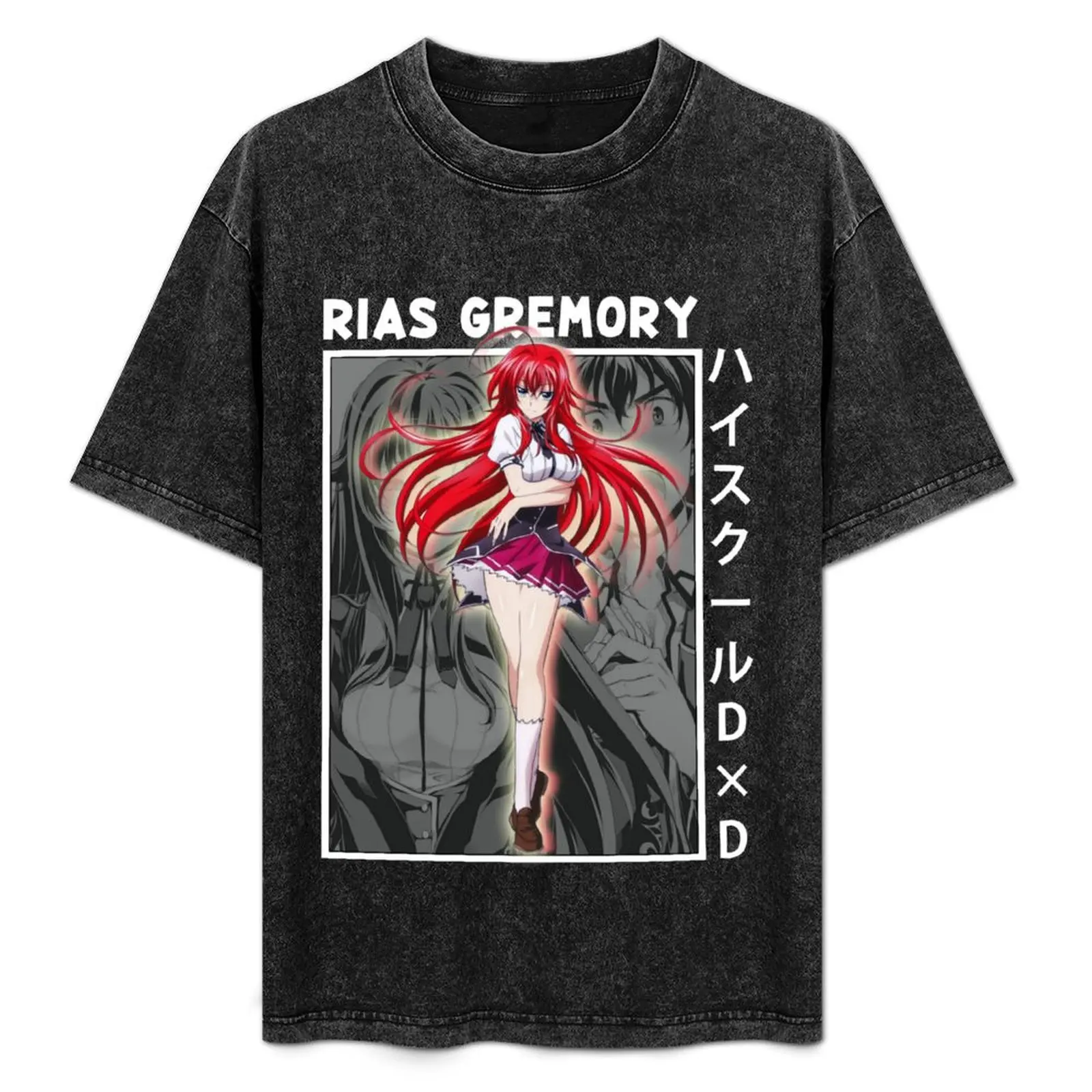 

High School DxD Anime Character Rias Gremory T-Shirt kawaii clothes oversized blanks shirts graphic tee men