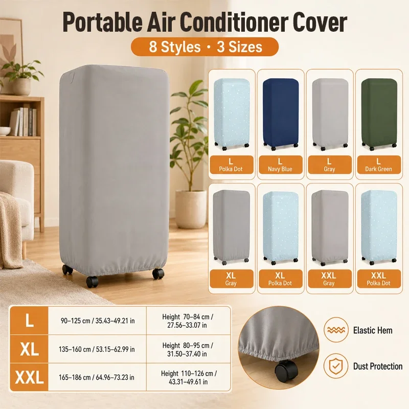 Universal Dust‑Proof Cover For Movable Air Cooler Fan Colding Fan Anti‑Dust Storage Protector Home Appliance Protective Covers