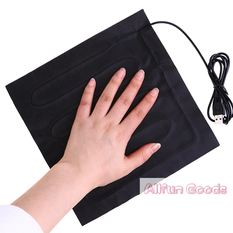[T5]22x22cm 5V USB Pet Warmer Heating Pad Electric Heater Pad Winter Warm Carpet Carbon Fiber Heating Pad Hand Warmer