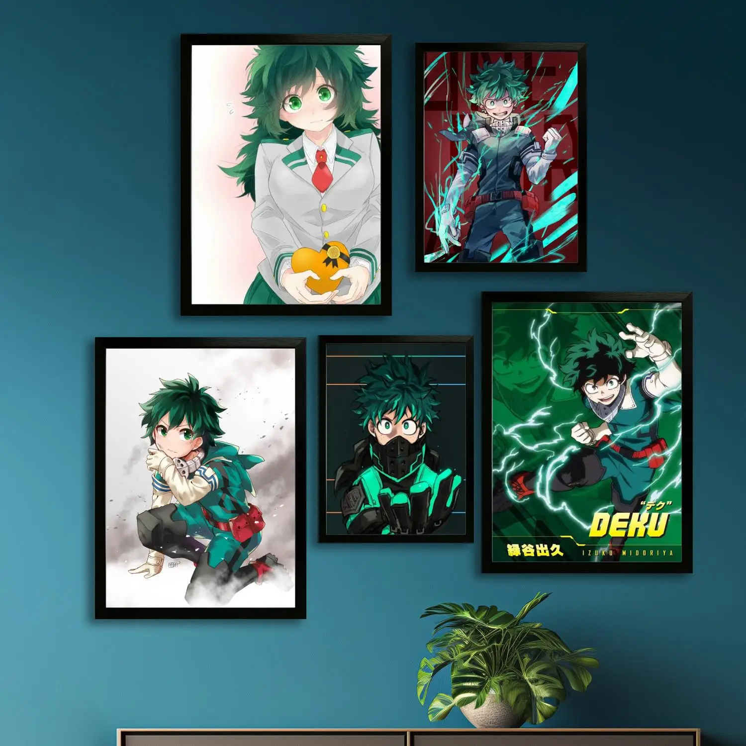 izuku midoriya Canvas Art Poster and Wall Art, Picture Print, Modern Family Bedroom Decor, Posters,Decorative painting