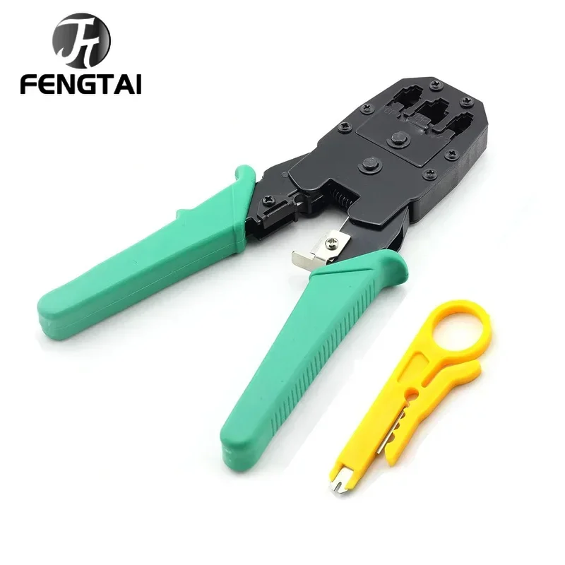 FT Cable Ethernet Rj45 Crimper RJ11 RJ45 Crimping Tool Ethernet Network LAN Cable Crimper Cutter Stripper Plier For 6P 8P RJ-11/