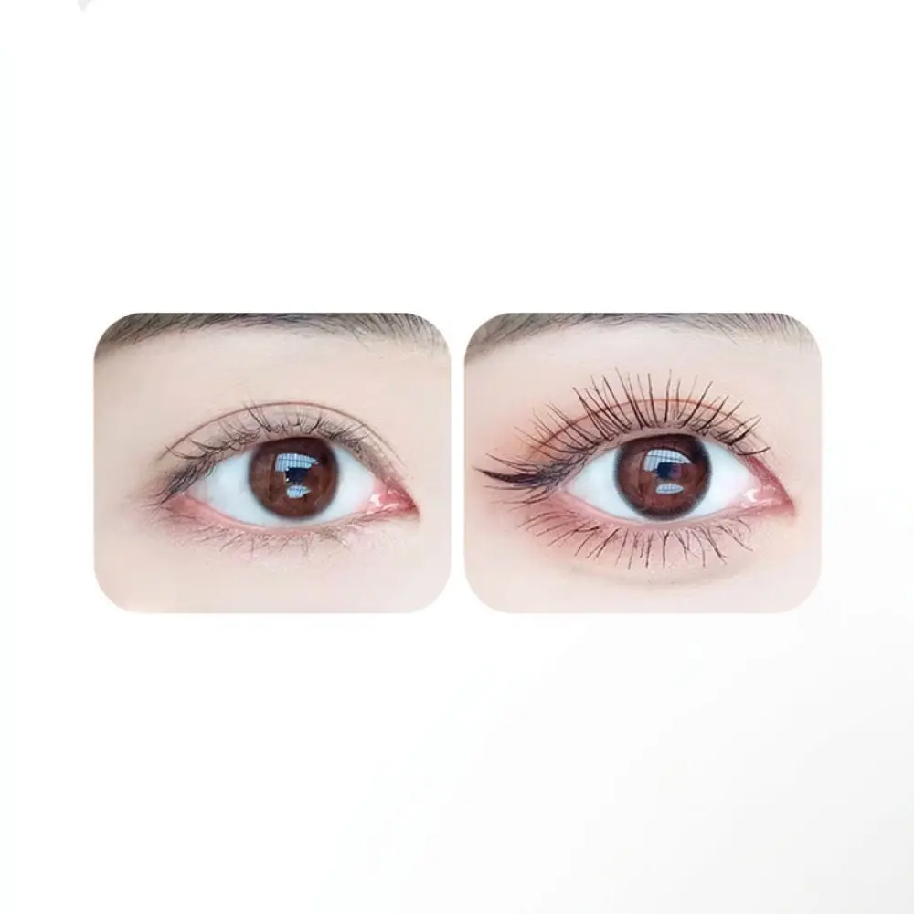 For WODWOD Double Effect Mascara Primer Fiber Lengthening Curling Natural Black Lashes Quick Dry Eye Makeup Essentials