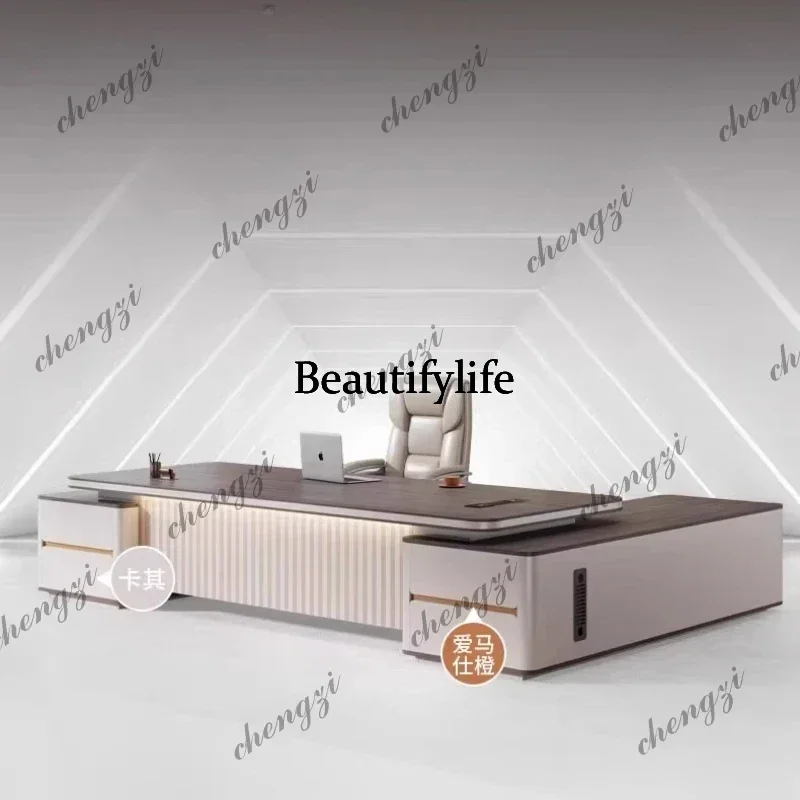 Secretary Work Computer Desks Organizer Design Conference Boss Office Desk Storage Creativity Escritorio Oficina Desk Furniture