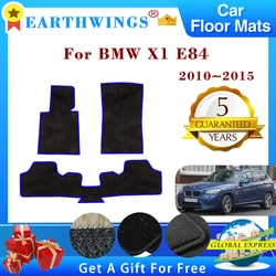 Car Floor Mat For BMW X1 E84 2010 2011 2012 2013 2014 2015 Rugs Panel Footpads Carpet Cover Anti-slip Foot Pads Auto Accessories