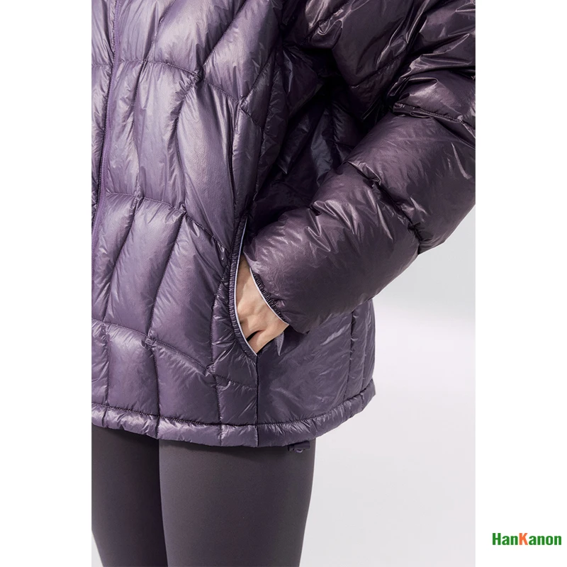 أساسي الشتاء الجديد للرجال: سترة Sorong Dandelion خفيفة الوزن - حشوة 90%، قابلة للتعبئة والتغليف والوقوف - ياقة علوية للجنسين