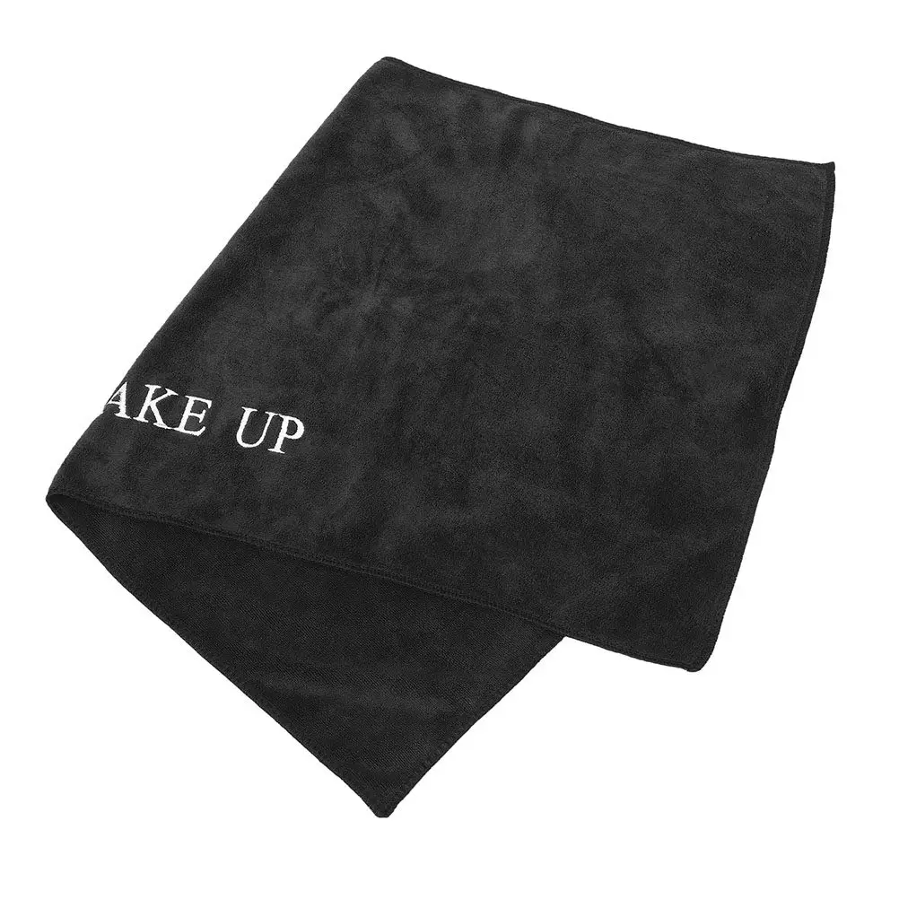 Black Makeup Table Mat 40x100cm Soft Fabric Non Slip Dressing Desk Protector Vanity Top Cover Waterproof Stain Resistant