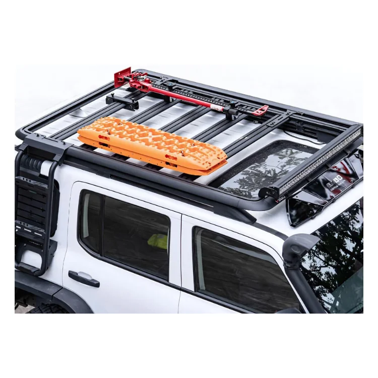 High Quality Universal Aluminium Roof Basket Luggage Rack For 4x4 Pioneer Platforms Roof Rack Tuning Interior Exterior Parts