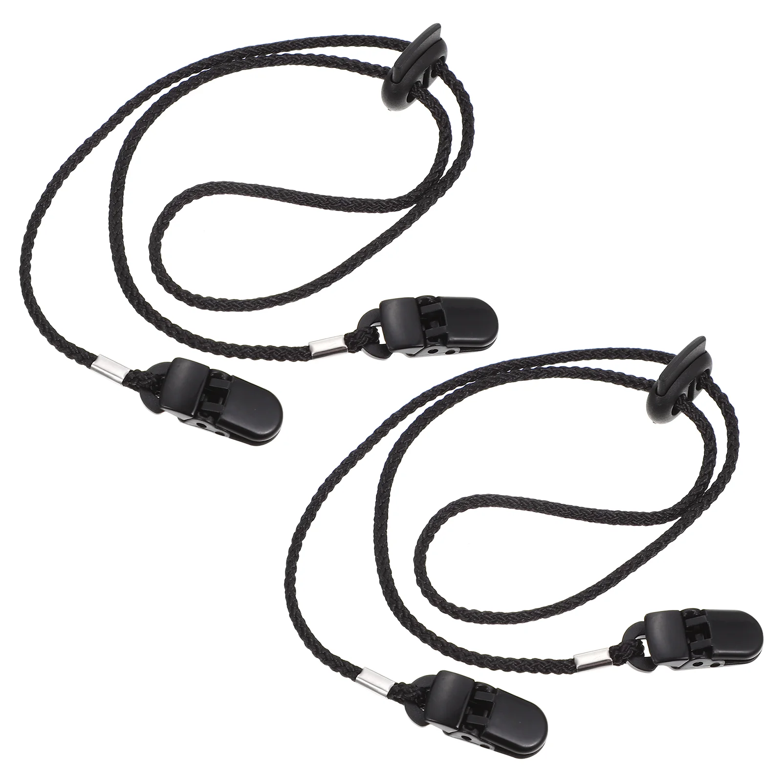 2 Pcs Adjustable Hat Clip Multi-function Caps Strap Outdoor Accessory Anti-lost Hats Supply Clips Windproof Multifunction