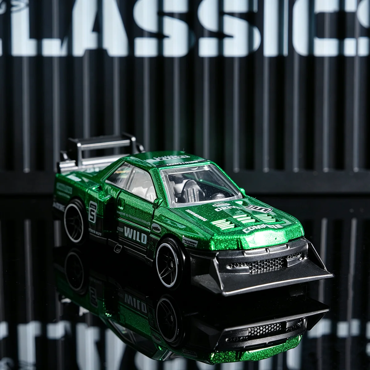 Skyline GT‑R R32 Racing Car, Super Silhouette Drift Coupe Replica, Diecast Alloy Vehicle Model, Collectible Ornament, Open‑Doors image 3
