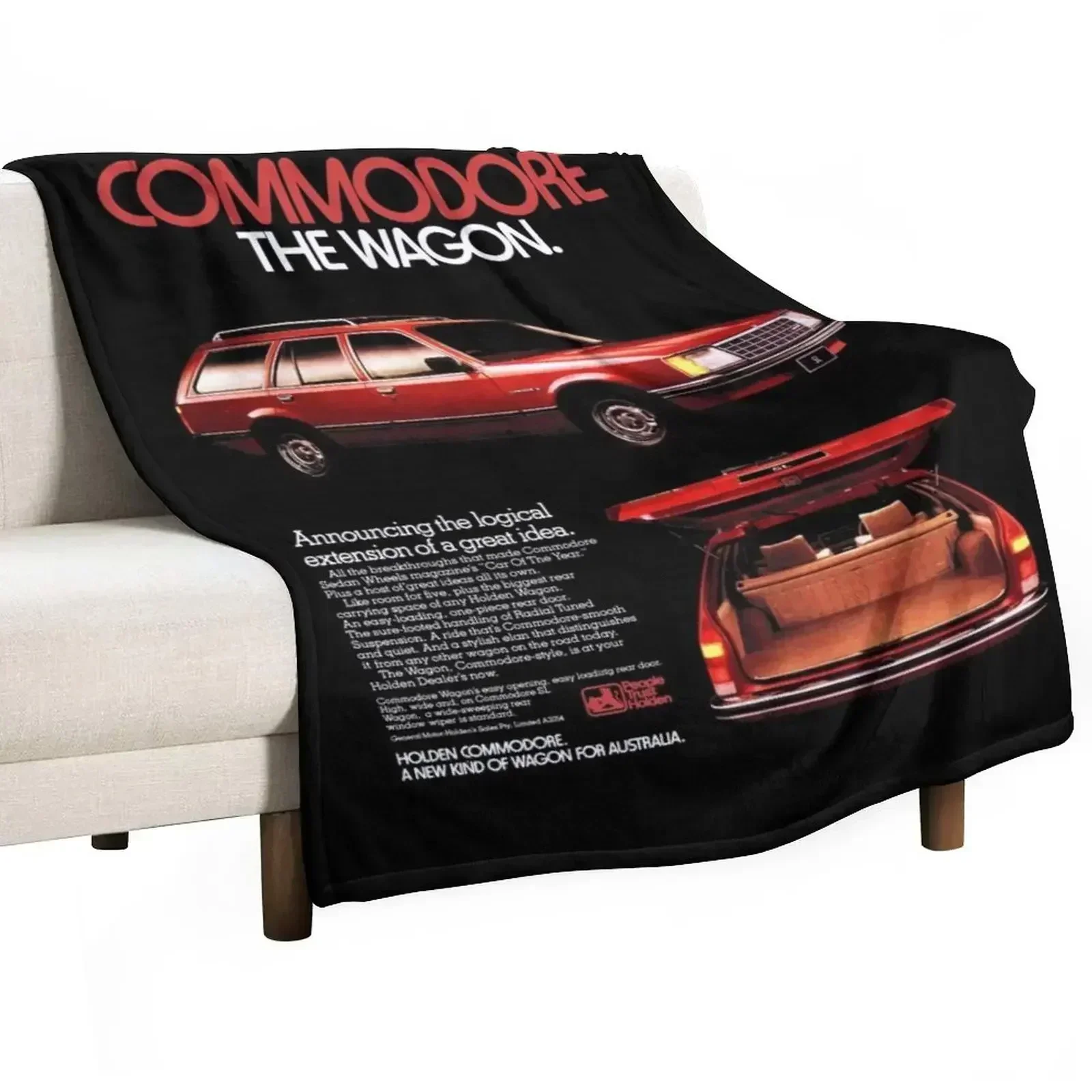 

New HOLDEN COMMODORE Throw Blanket Soft Plush Blanket as Housewarming Gift