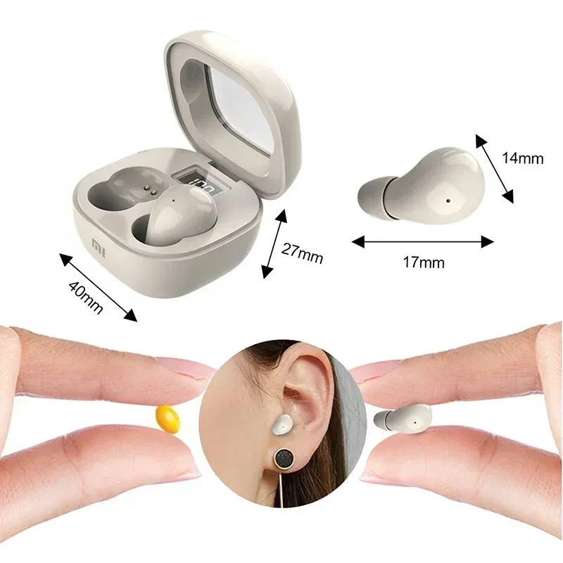 Xiaomi SK19 Bezprzewodowe Bluetooth 5.3 Mini Niewidoczne Słuchawki TWS HIFI Stereo Redukcja Szumów Ruchu Mikrofon Słuchawki