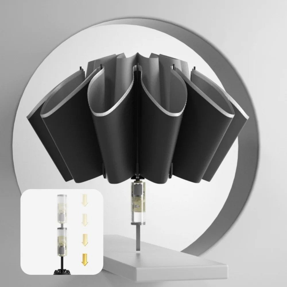 

Reverse Folding Automatic Umbrella Reflective Stripe Outdoor Sunshade UV Umbrellas Large Windproof Rain Umbrella Home Supplies