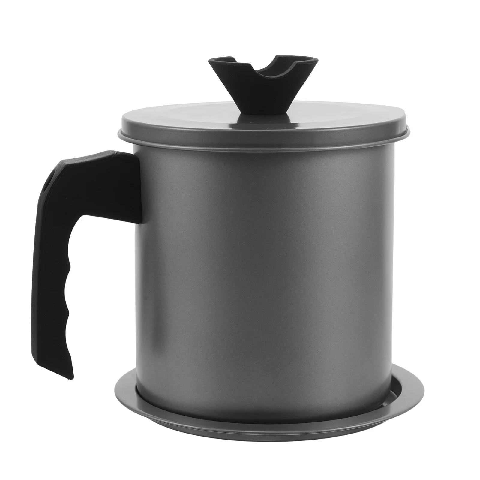 

Bacon Grease Container 1.4L Stainless Steel Grease Strainer Pot Airtight Lid Drip Oil Storage Container Fat Separator