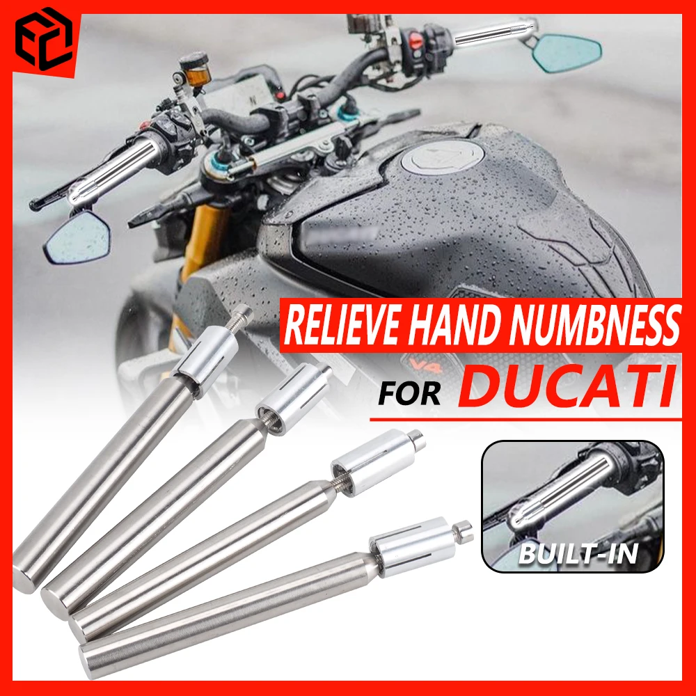 For DUCATI  Streetfighter V4  Motorcycle Handlebar Balanced terminal Heavy-Duty Anti-Vibration Damping Rod, Reduces Hand Fatigue