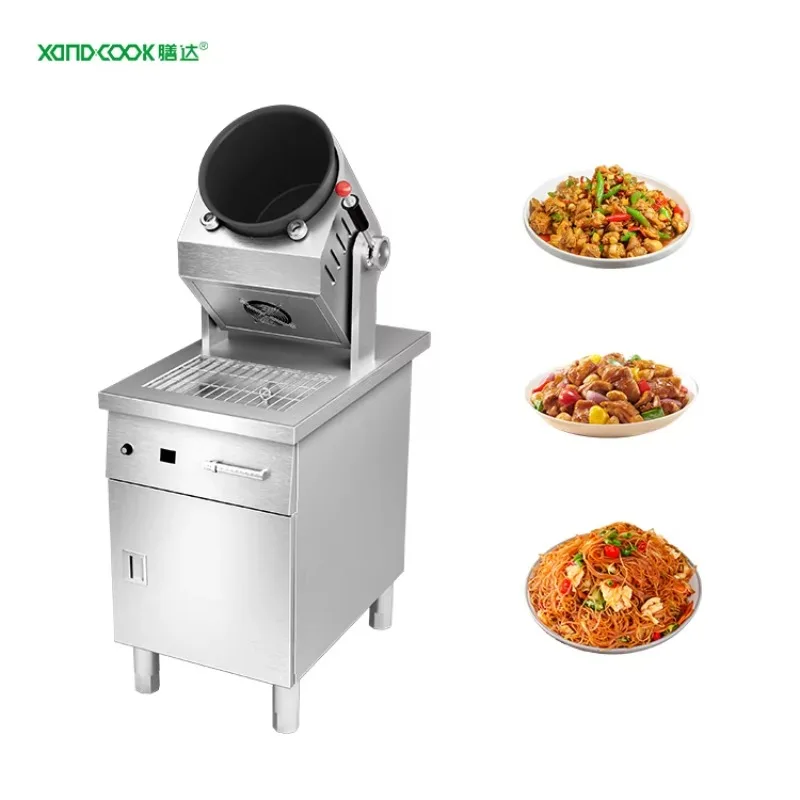 Automatic Electric Fried Rice Robot Wok Machine New Condition Commercial  Automatic Cooking Robot For  Restaurants