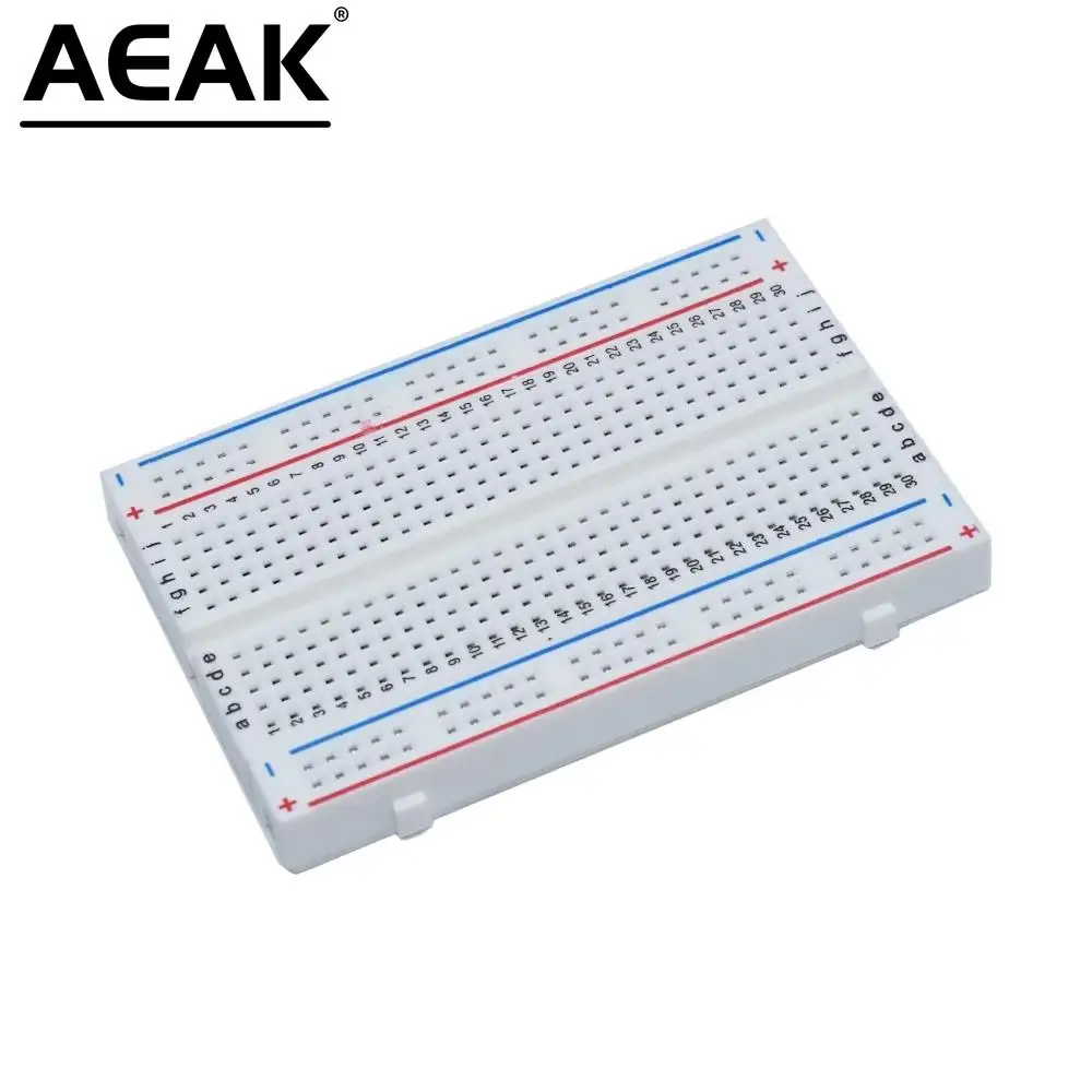 AEAK-Solderless PCB Bread Board, Test Develop, DIY para Laboratório Arduino, 400, 830 Point, MB102, MB-102, SYB-830