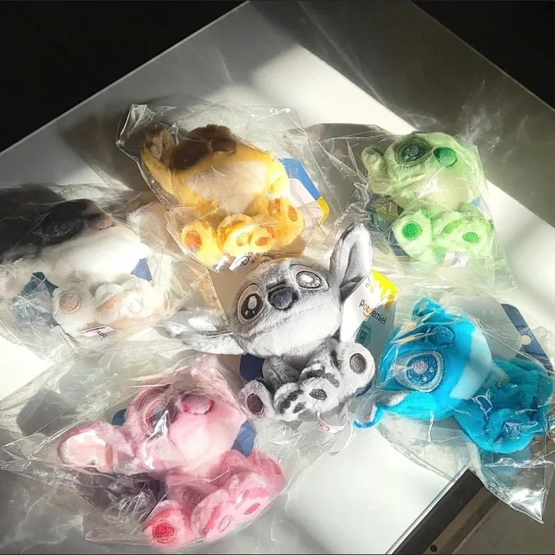 

Disney Potdemiel Pink Angel Stitch Mini Plush Keychain Soft Stuffed Doll Backpack Bag Pendant Cute Decorative Gift For Girls