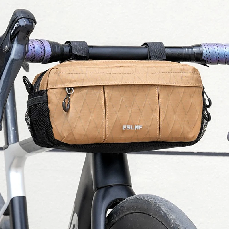 

Сумка на руль велосипеда, водонепроницаемая сумка большой емкости для хранения, передняя трубчатая сумка, корзина для уличных складных велосипедов MTB