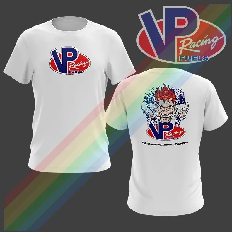 VP RACING-manga curta algodão camiseta esportiva, óleo corrida motocicleta t-shirt, presente lazer ao ar livre