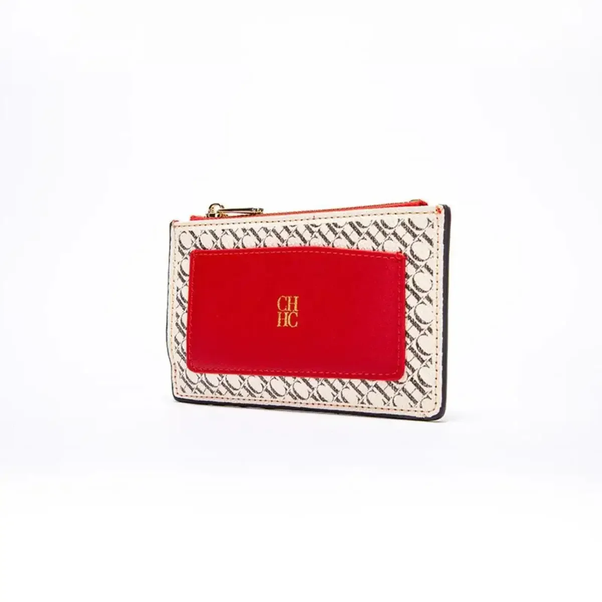 CH Ultra-Thin Portable Wallets for Men And Women Zipper Coin Card Holder Simple Design Easy Carry PU Material Envelope Style