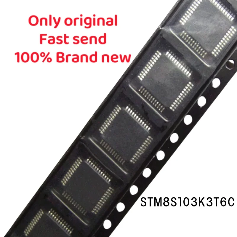 10-100pcs 100% New STM8S103K3T6C STM8S103 K3T6C QFP-32 Chipset