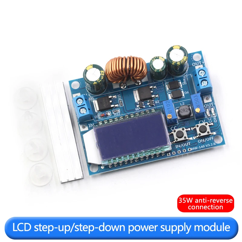 

Buck-boost module, constant voltage and constant current, LCD digital display, voltmeter and ammeter, adjustable buck and boost