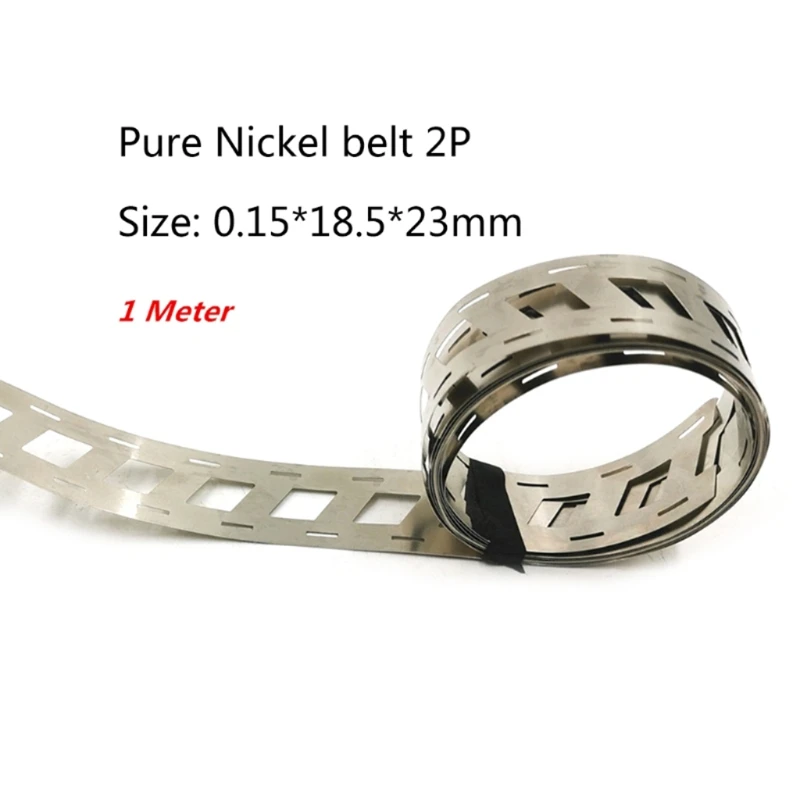 Sabuk Strip Nikel Strip Nikel Murni untuk Baterai Pengelasan Tempat Strip Nikel Keran 0.15X18.5X23Mm (Ketebalan 0.15Mm)