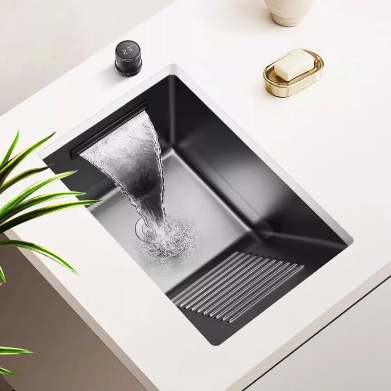 

Stainless steel sink Balcony Laundry pool Integrated nano pool with washboard Undercounter basin