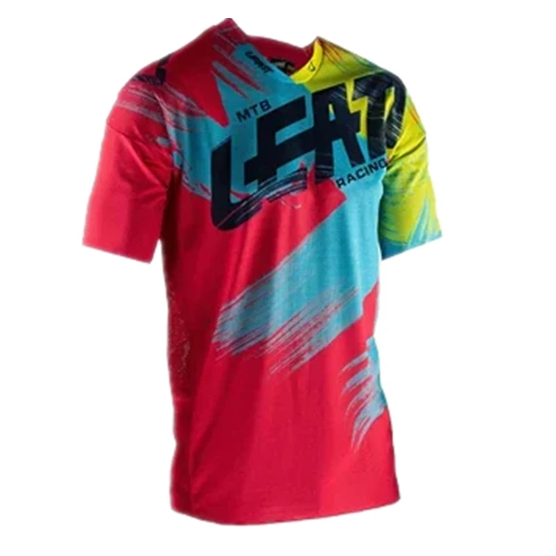 New Style 2024 Men T-shirt Short Sleeve Mountain Bike Jersey Shirt Motocross Oversized Clothing