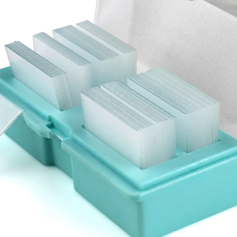 Microscope Slides, Ultra-Clear Blank Microscope Slides and Covers - 50-200Slides, Optical Glass Slides for Microscope