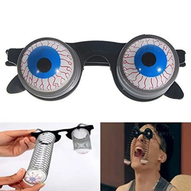 

Halloween Pop Out Eye Drop Eyeball Prank Glasses Horror Funny Scary Party Eyeglasses Festival Entertainment Game Costume Props