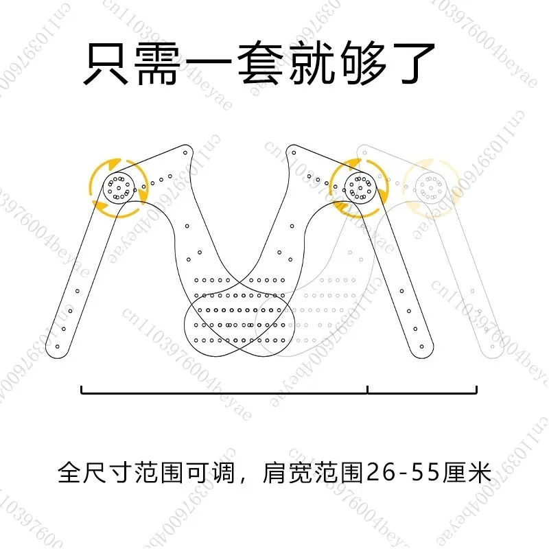 

Acrylic Transparent Hanger White Background Picture Shooting Props Hanging Hanger Clothing Shooting Invisible Photography