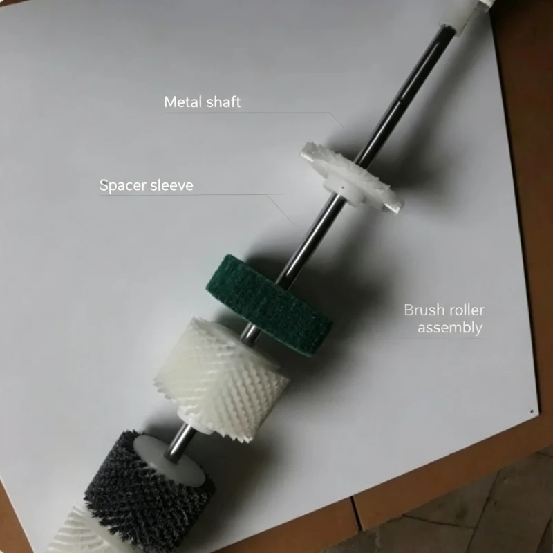 Commercial Shoe Washer Roller Brush Wheel Spare Parts Nylon Bristle Replacement Accessory for Shoe‑Cleaning Machine view 6