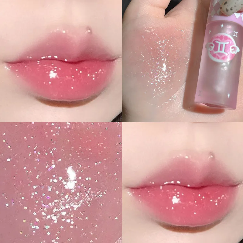 Lip Gloss e Lip Gloss, Yushulip Gloss, Lacquer Mirror, Water Light