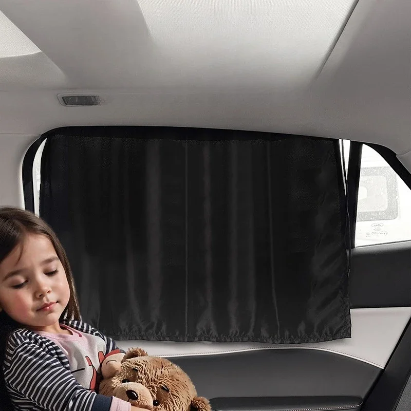 

Солнцезащитный козырек на боковое окно автомобиля с героями мультфильмов, блокирующий УФ-излучение, складной с присоской для детей, внутреннее затенение автомобиля